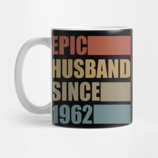 Vintage Epic Husband Since 1962 Mug